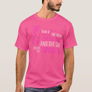 Funny Ballet Pointe Showpink Zitat für Tänzer T-Shirt