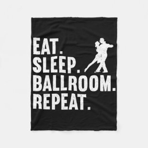 Funny Ballroom Design Männer Frauen Tanz Raum Fleecedecke