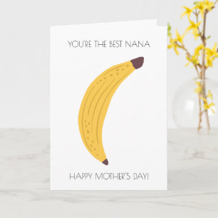 Funny Banana carte de fête des mères