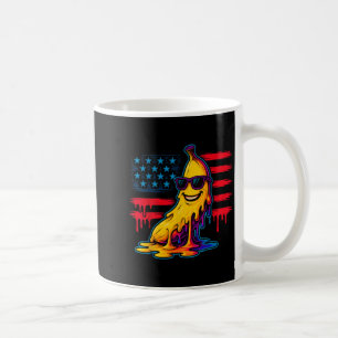 Funny Banana Driving Ice Banana Retro American Fl Kaffeetasse