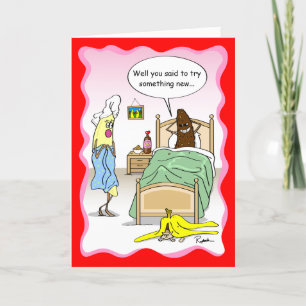 Funny Banana Valentine's Day Card - Cartes personn