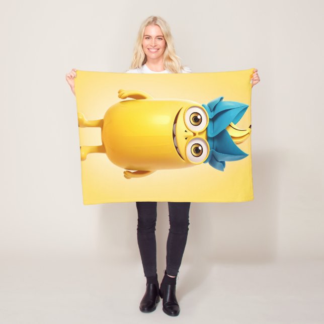 Funny Banane Fleecedecke (Beispiel)