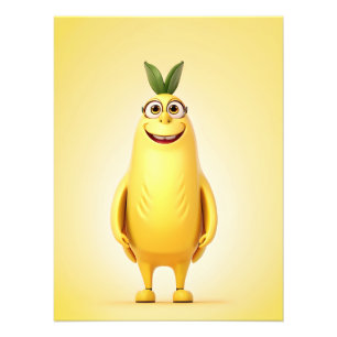Funny Banane Fotodruck
