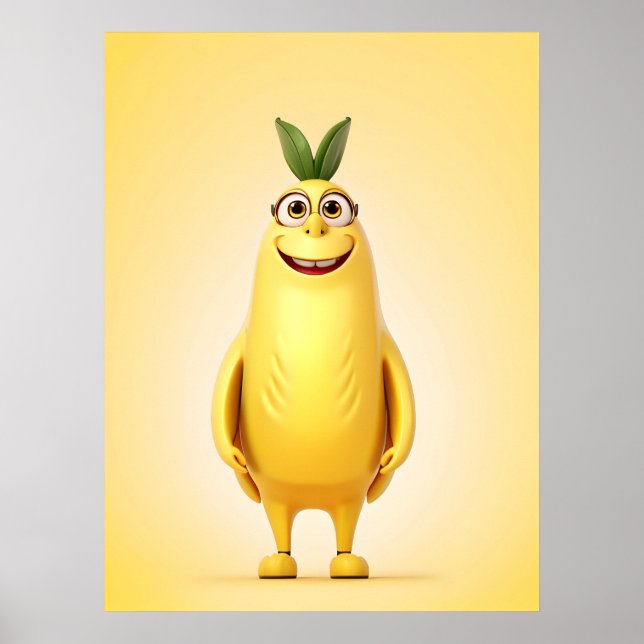 Funny Banane Poster (Vorne)