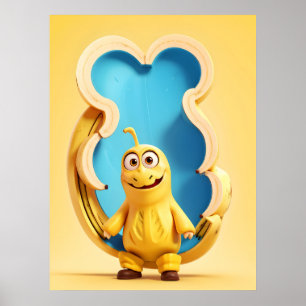 Funny Banane Poster