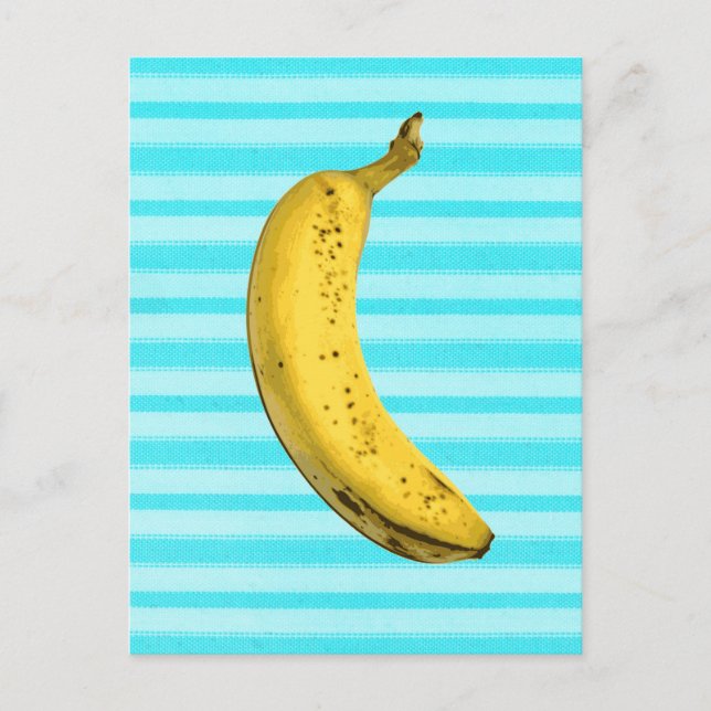 Funny Banane Postkarte (Vorderseite)