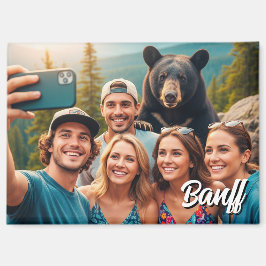 Funny Banff National Park Canada Black Bear Magnet