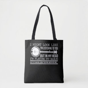 Funny Banjo Player Geschenk für Country Music Lov Tasche