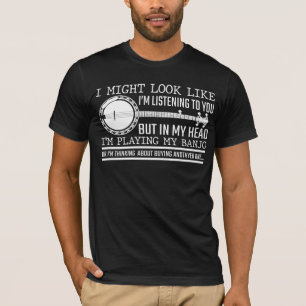 Funny Banjo Player Geschenk für Country Music Love T-Shirt