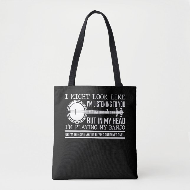 Funny Banjo Player Geschenk für Country Music Love Tasche (Vorderseite)