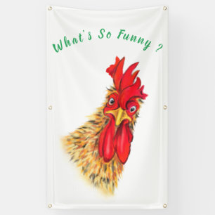 Funny Banner mit überraschendem Rooster - Benutzer