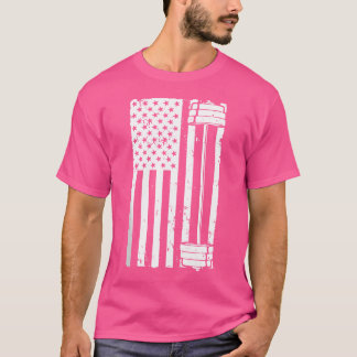 Funny Barbell Art für Fitnessen im Gewichtheben T-Shirt