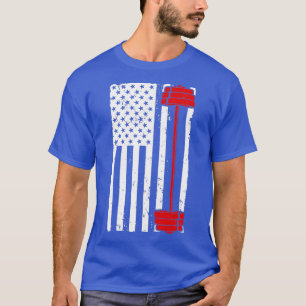 Funny Barbell Art für Männer Weibliche Weibliche F T-Shirt