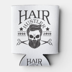 Funny Barber Bart Hair Hustler 2019 Geschenk Dosenkühler