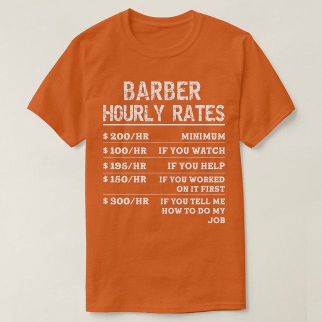 Funny Barber Nie falsch Funny Gift Cooles Sprichwo T-Shirt (Design vorne)