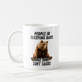 Funny Bären Camping Zitat - Camper Spaß Kaffeetasse