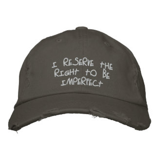 Funny Baseball Cap Imperfect bestickt Hut