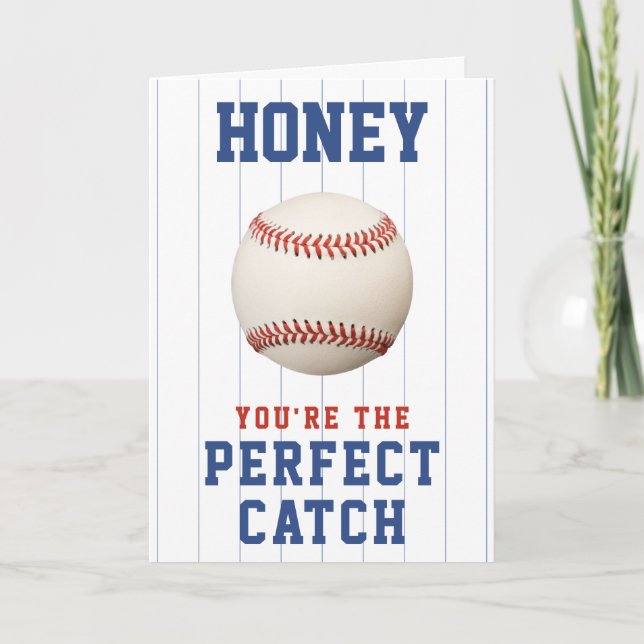 Funny Baseball Dirty Joke Ehefrau Happy Birthday Dankeskarte (Vorderseite)