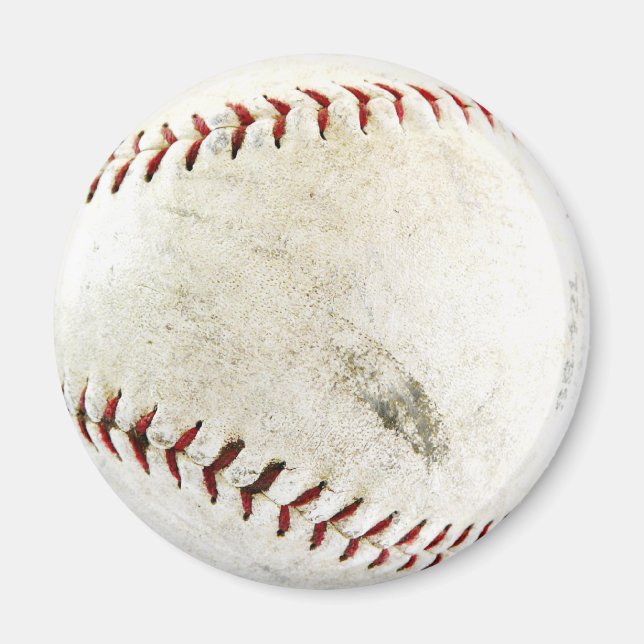 Funny Baseball Foto Magnet (Vorne)