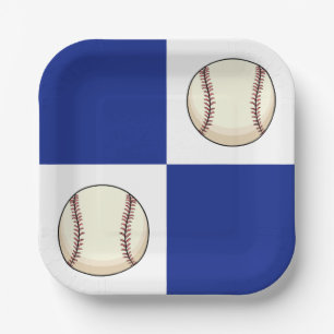 Funny Baseball Foto Template Pappteller
