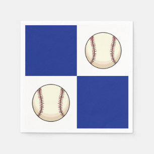 Funny Baseball Foto Template Serviette