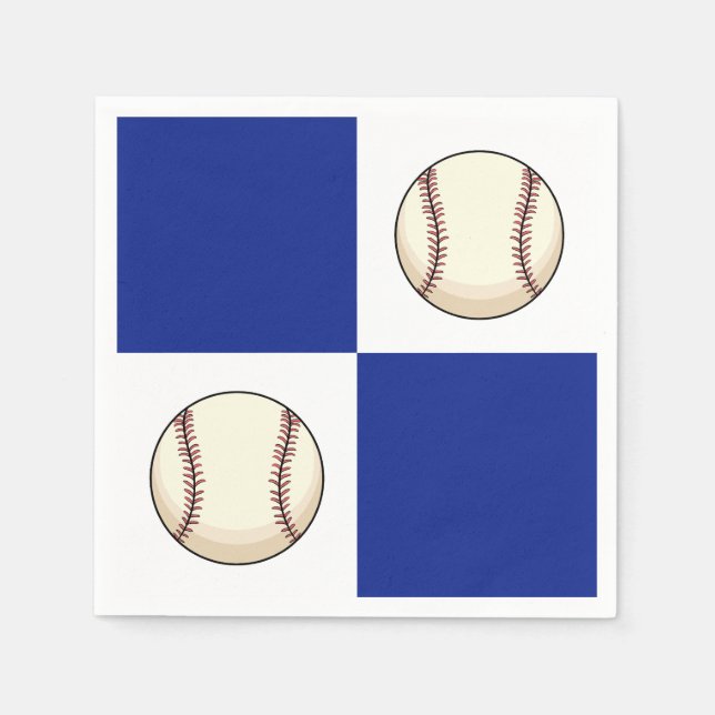 Funny Baseball Foto Template Serviette (Vorderseite)