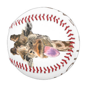 Funny Baseball mit spielerischer Giraffe - Benutze