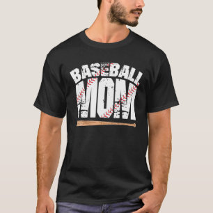 Funny Baseball Mom Gifts For Women Mothers Day T-Shirt