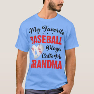 Funny Baseball Player Mein Lieblingsspieler ruft m T-Shirt