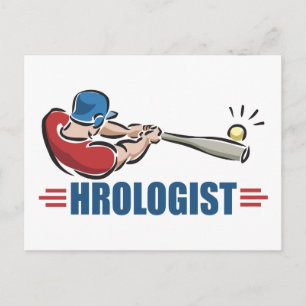 Funny Baseball Postkarte