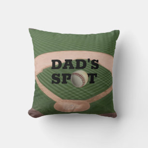 Funny Baseball Vaters Spot Saver Throw Kissen