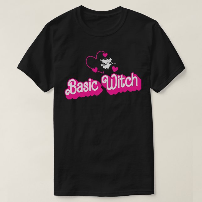 Funny Basic Hexe Lazy Kostüme Girls Funny H T-Shirt (Design vorne)
