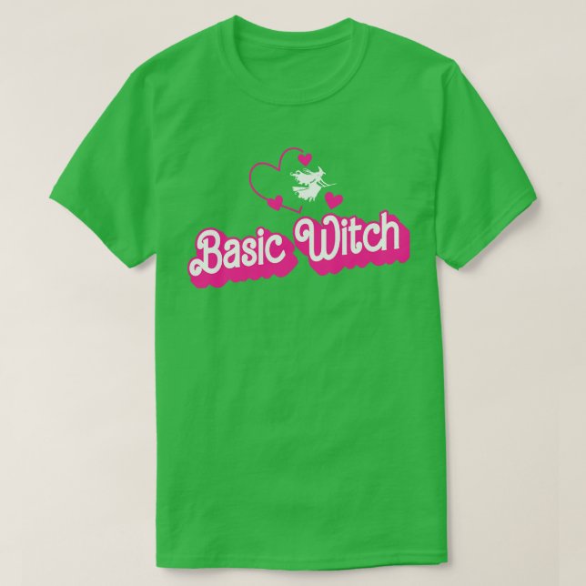 Funny Basic Hexe Lazy Kostüme Girls Funny H T-Shirt (Design vorne)