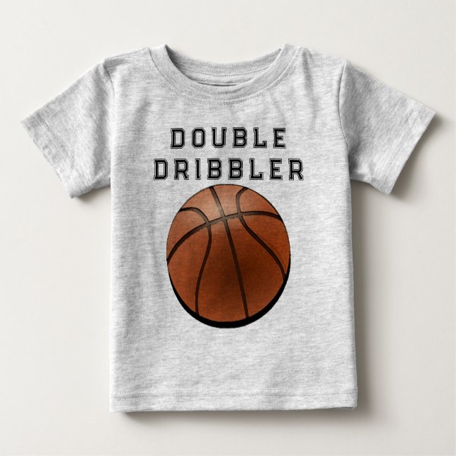 Funny Basketball Baby T-shirt (Vorderseite)