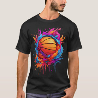 Funny Basketball Ball Sport Boys Männer Frauen Spi T-Shirt