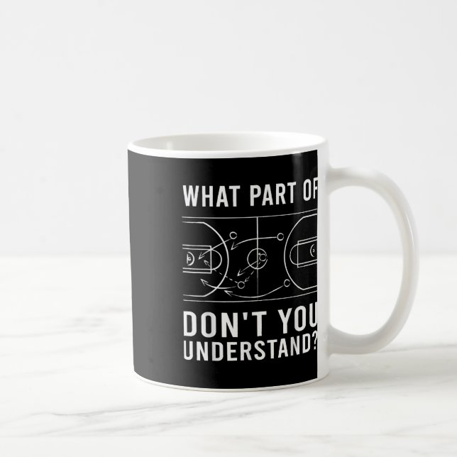 Funny Basketball Coach für Männer Frauen Tacra Dia Kaffeetasse (Rechts)