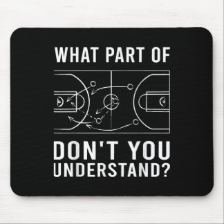 Funny Basketball Coach für Männer Frauen Tacra Dia Mousepad