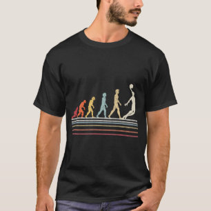Funny Basketball Evolution Man Sport Retro Vint T-Shirt