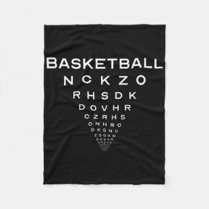 Funny Basketball Opticians Board Joke Premium Fleecedecke