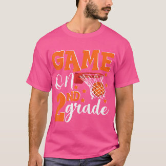Funny Basketball Spiel auf 2. Stufe zurück zur Sch T-Shirt