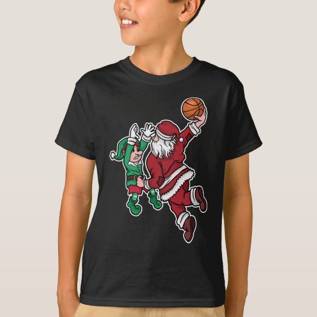 Funny Basketball Spieler T-Shirt (Vorderseite)