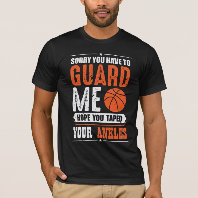 Funny Basketball Spieler Team Sport Müll T-Shirt (Vorderseite)