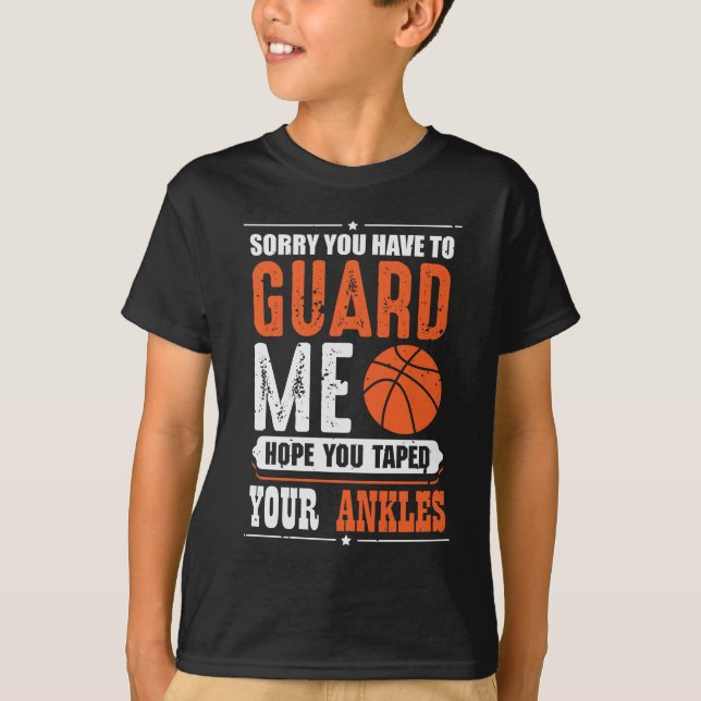 Funny Basketball Spieler Team Sport Müll T-Shirt (Vorderseite)