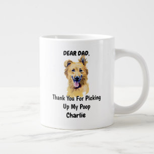 Funny baskque Shepherd Vater Watercolor Cappella S Jumbo-Tasse