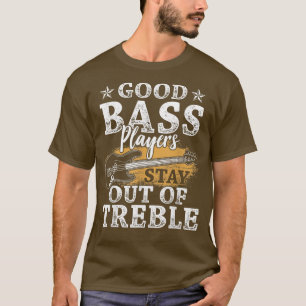 Funny Bass Gitarre Lover Grafik Frauen und Männer  T-Shirt