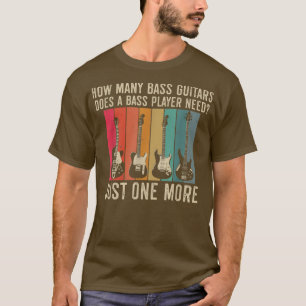 Funny Bass Gitarre Lover Grafik Frauen und Männer  T-Shirt