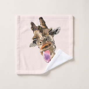 Funny Bath Handtücher mit spielerischer Giraffe Ei