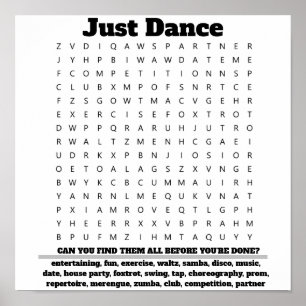 Funny Bathroom Wall Décor: Powroom Word Finder Poster