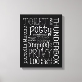 Funny Bathrop Leinwand Art Collection