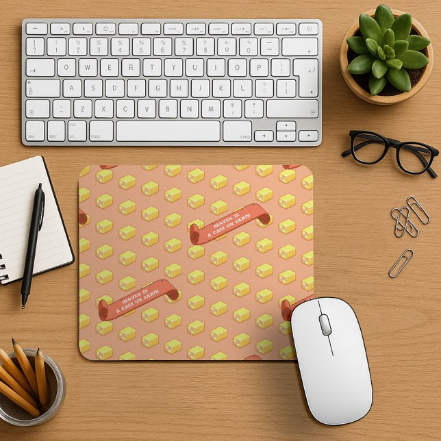 Funny Battenberg Heaven ist ein Kuchen auf Erden-M Mousepad (Von Creator hochgeladen)